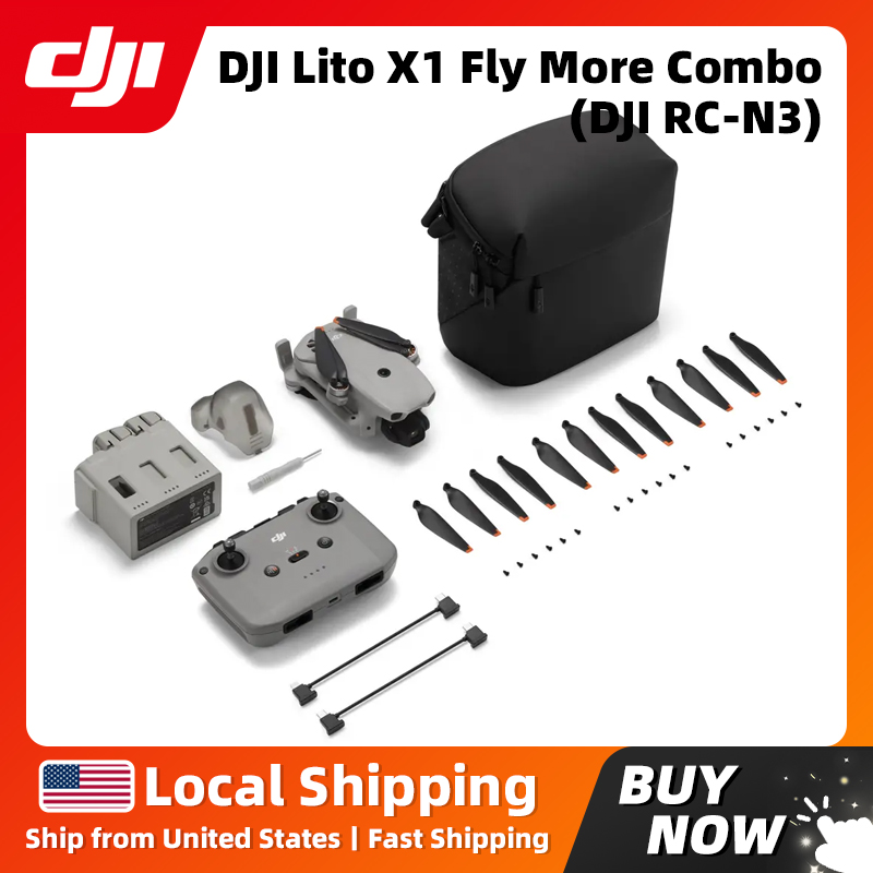DJI Lito X1 Fly More Combo (DJ - Drone Kit With Camera recension och pris